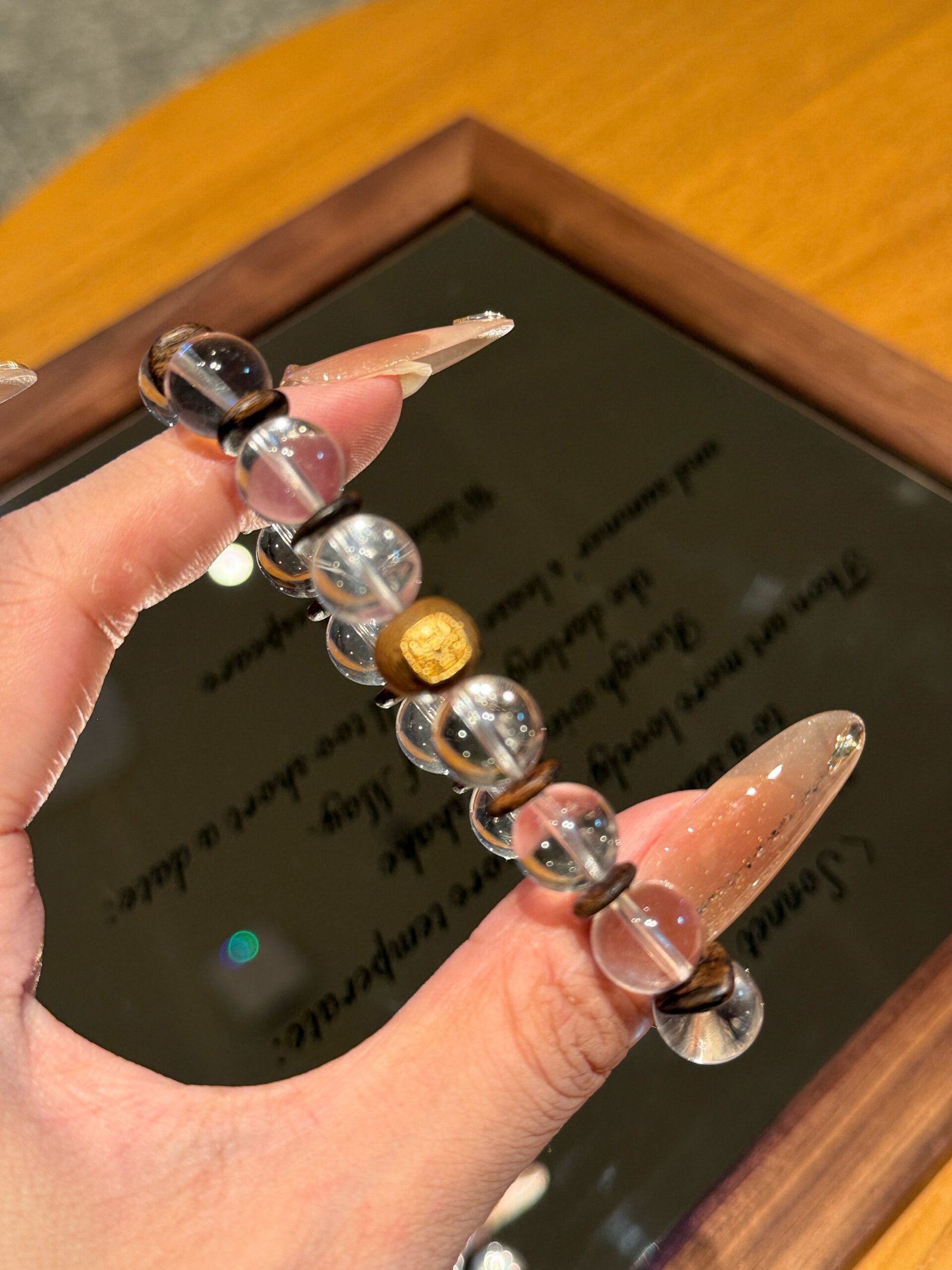 Wisdom & Blessing Bracelet: Clarity and Compassion in Harmony - Image 4