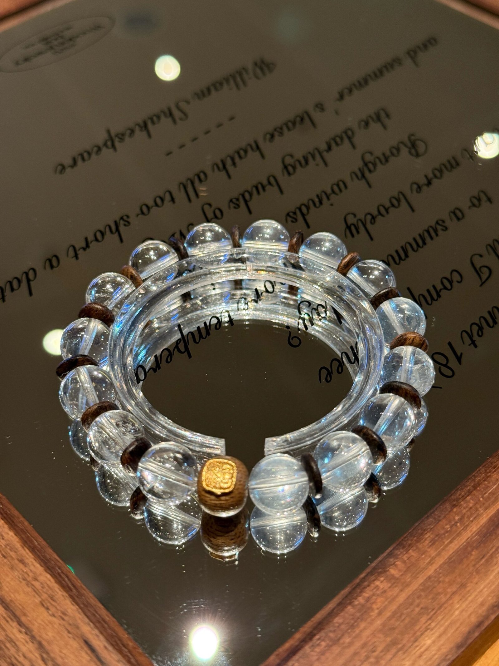 Wisdom & Blessing Bracelet: Clarity and Compassion in Harmony - Image 3