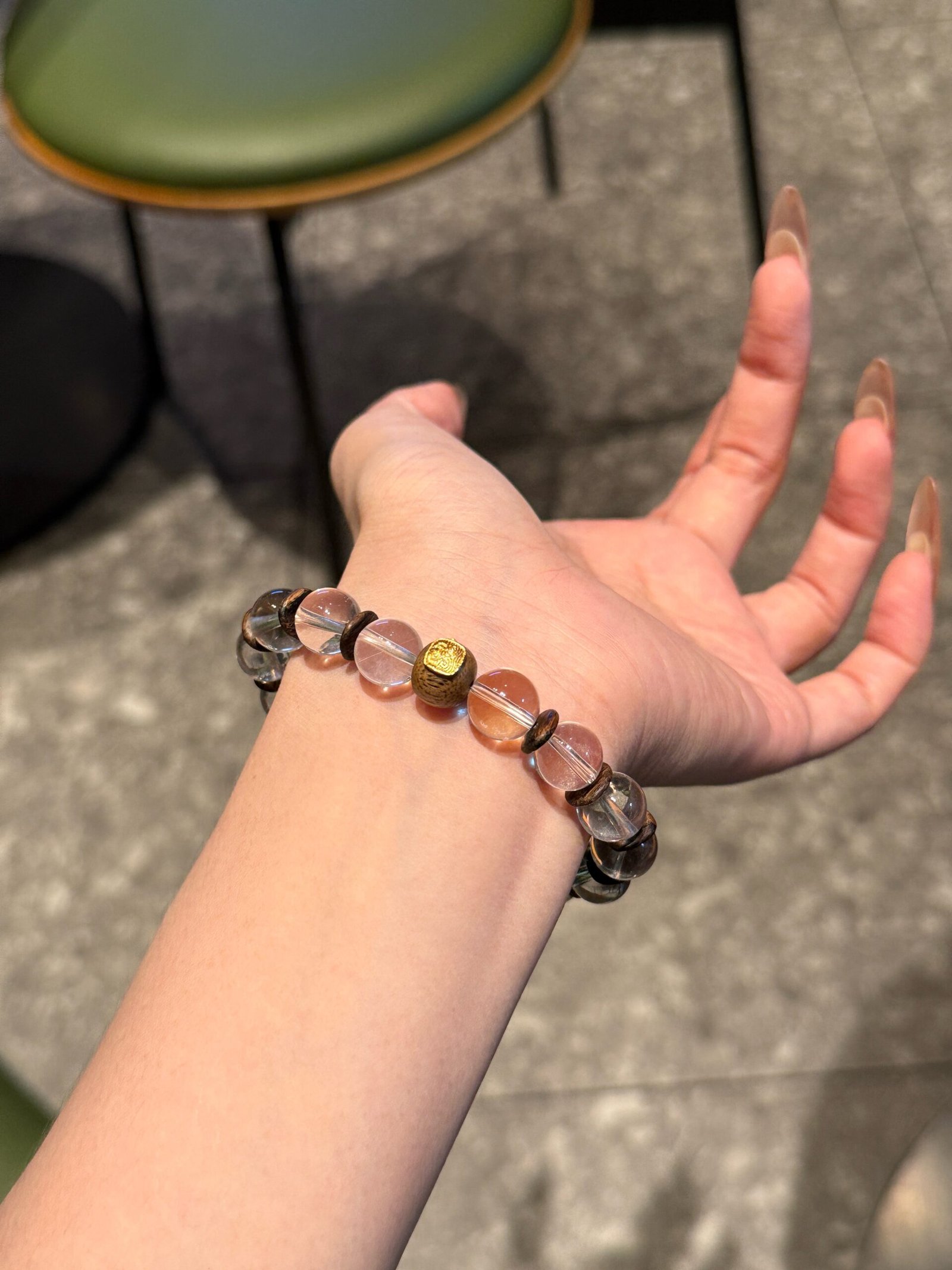 Wisdom & Blessing Bracelet: Clarity and Compassion in Harmony - Image 2